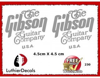 The Gibson Guitar Company Guitar Decal 230